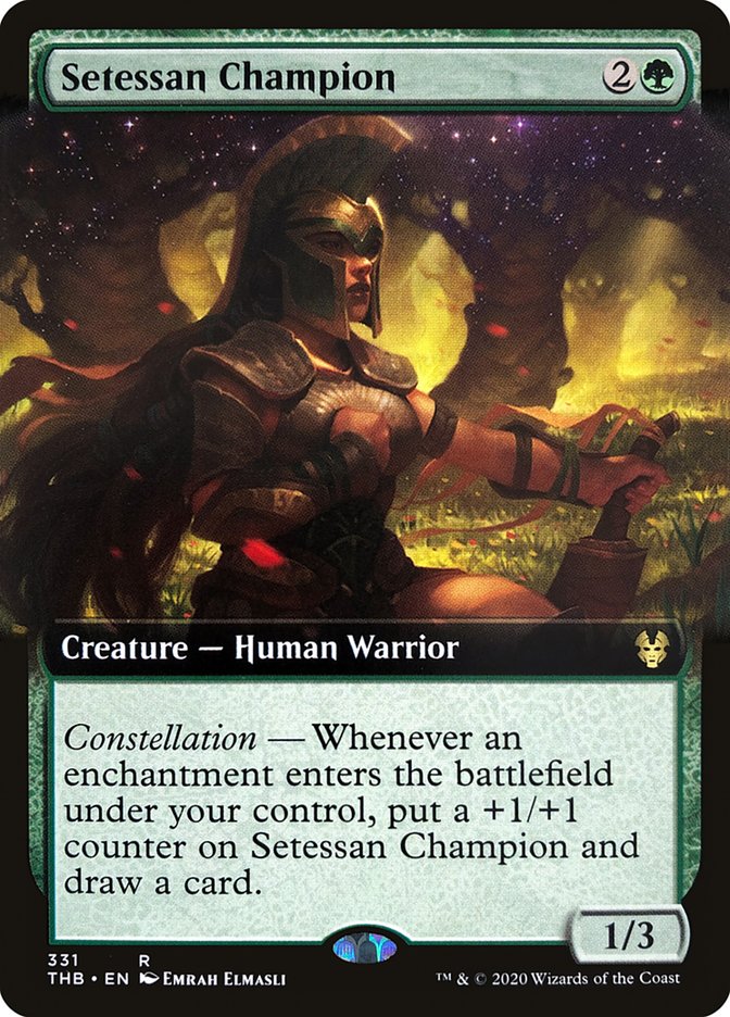 Setessan Champion 331 (Theros Beyond Death)  - Extended Art