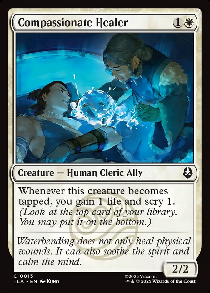 Compassionate Healer 13/286 (Avatar: The Last Airbender)  - Foil