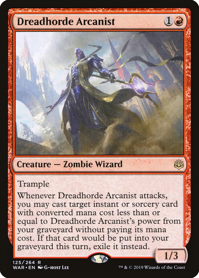 Dreadhorde Arcanist 125 (War of the Spark)  - Foil