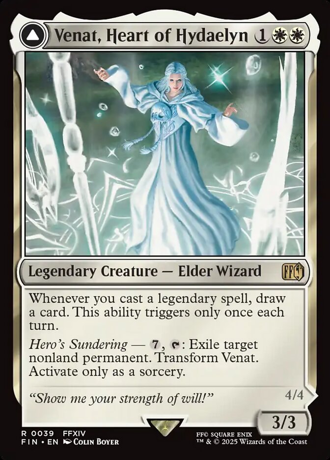 Venat, Heart of Hydaelyn // Hydaelyn, the Mothercrystal 39 (FINAL FANTASY)  - Foil