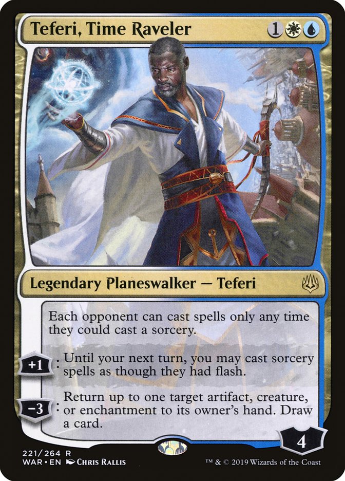 Teferi Time Raveler 221 (War of the Spark) 