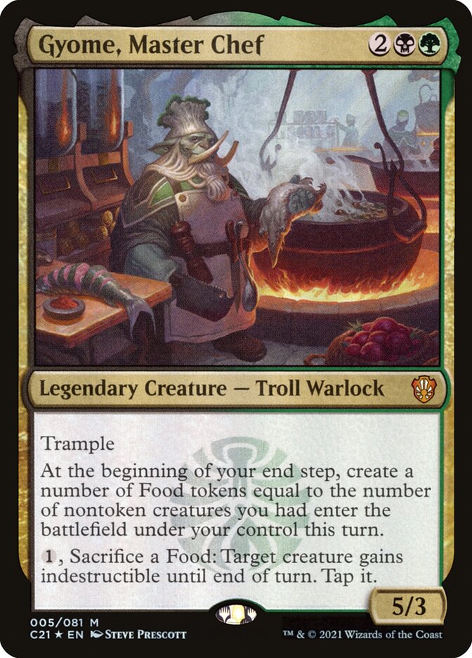 Gyome Master Chef 5 (Commander 2021)  - Foil