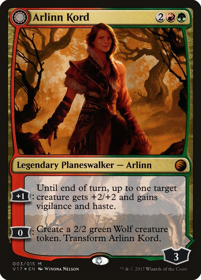 Arlinn Kord // Arlinn, Embraced by the Moon 3/15 (From the Vault: Transform)  - Foil