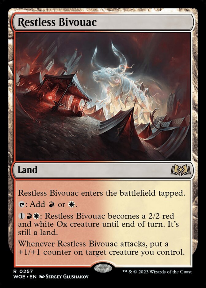 Restless Bivouac 257/276 (Wilds of Eldraine) 