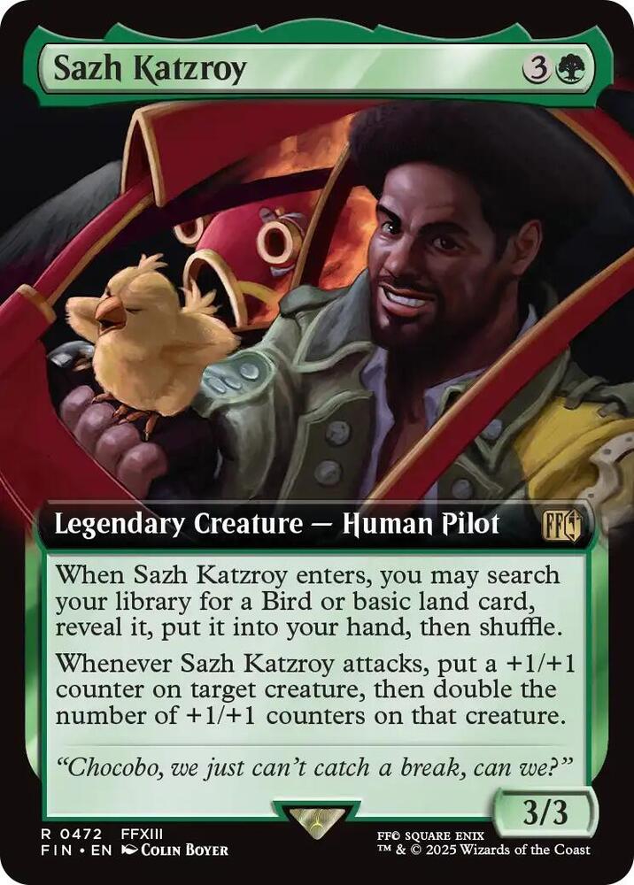Sazh Katzroy  472 (FINAL FANTASY)  - Extended Art