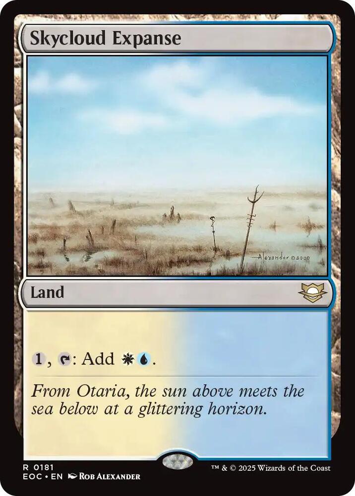 Skycloud Expanse 181 (Commander: Edge of Eternities) 