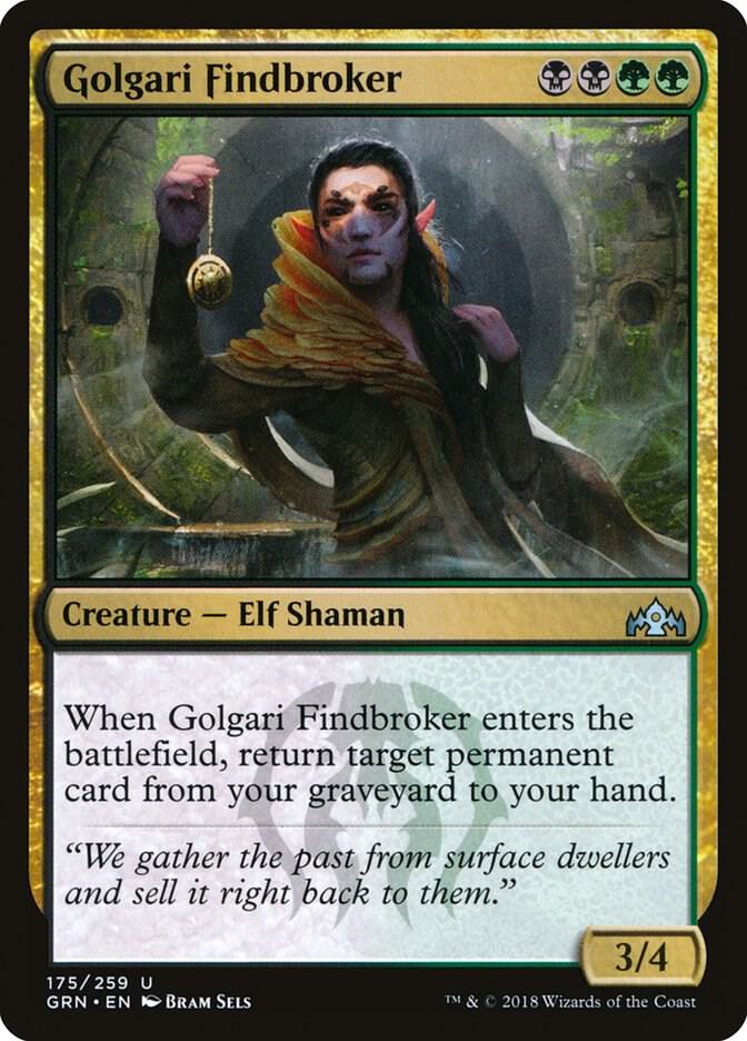 Golgari Findbroker 175/259 (Guilds of Ravnica) 