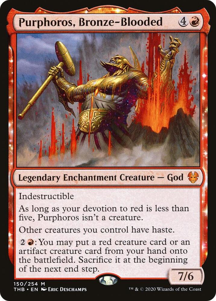 Purphoros, Bronze-Blooded 150/254 (Theros Beyond Death) 