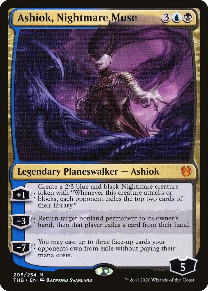 Ashiok, Nightmare Muse 208 (Theros Beyond Death) 