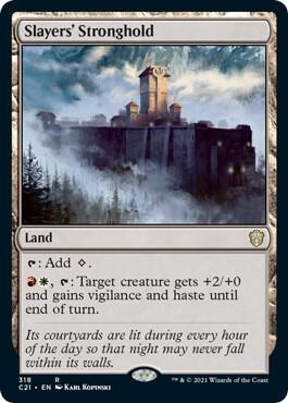 Slayers Stronghold 318/81 (Commander 2021) 