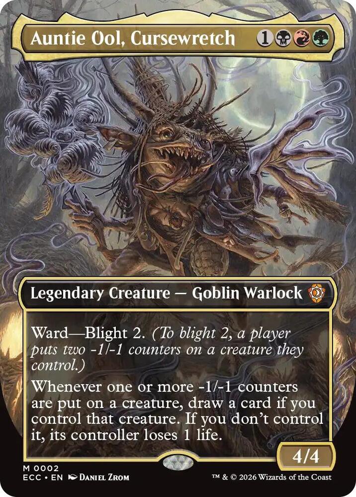 Auntie Ool, Cursewretch 2 (Commander: Lorwyn Eclipsed)  - Borderless