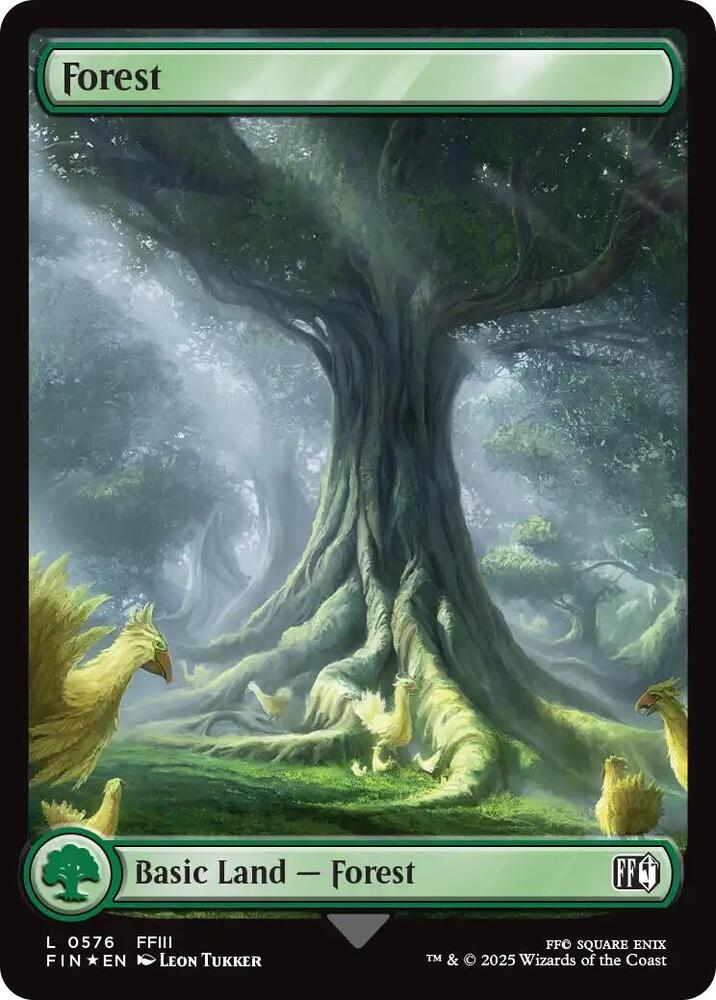 Forest  576 (FINAL FANTASY)  - Full Art Surge Foil