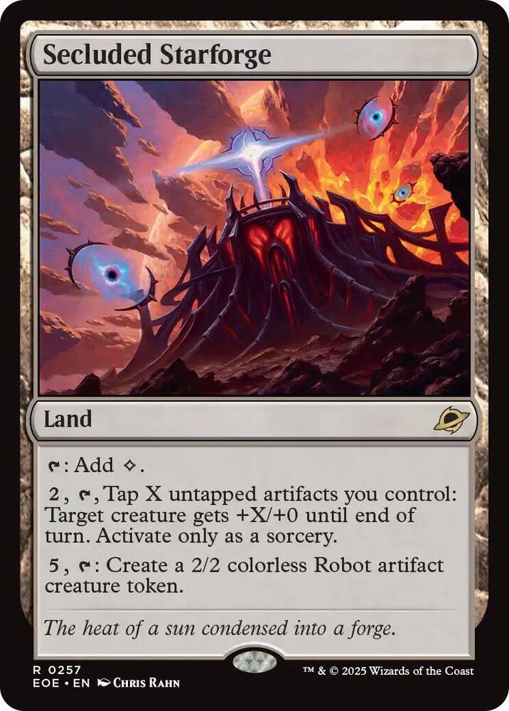 Secluded Starforge 257 (Edge of Eternities)  - Foil