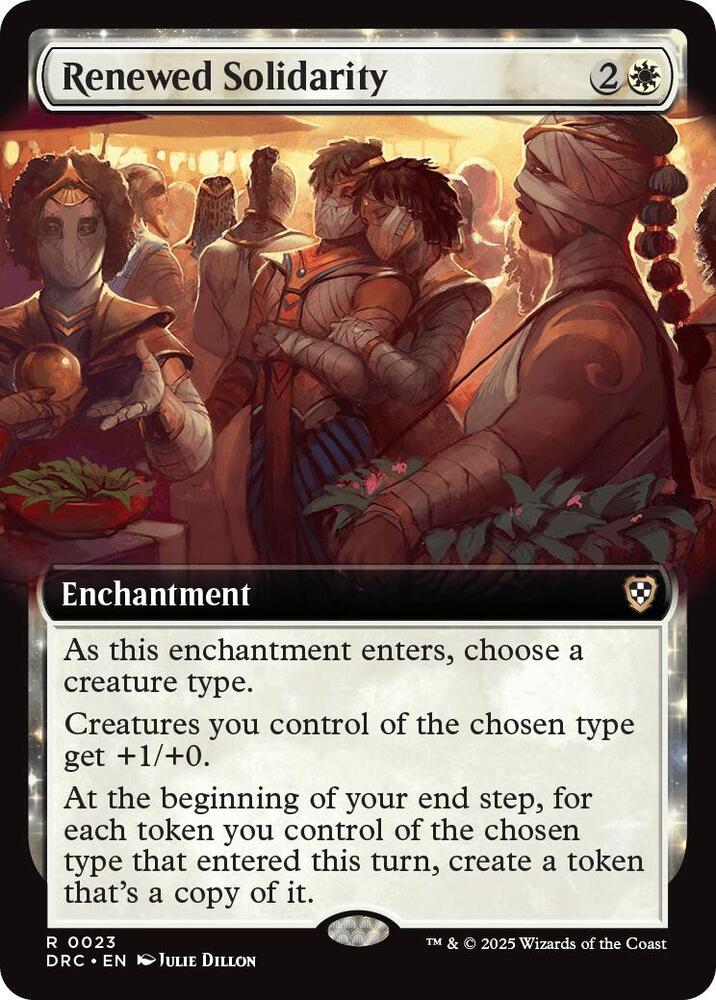 Renewed Solidarity 23/187 (Commander: Aetherdrift)  - Extended Art