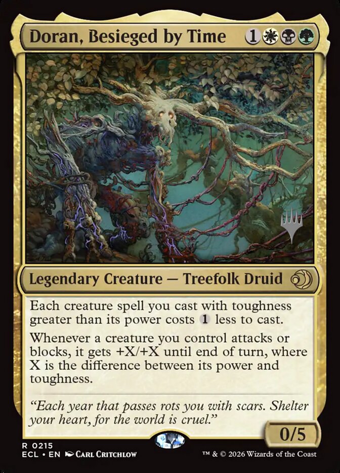 Doran, Besieged by Time 215p/87 (Promo Pack: Lorwyn Eclipsed)  - Foil