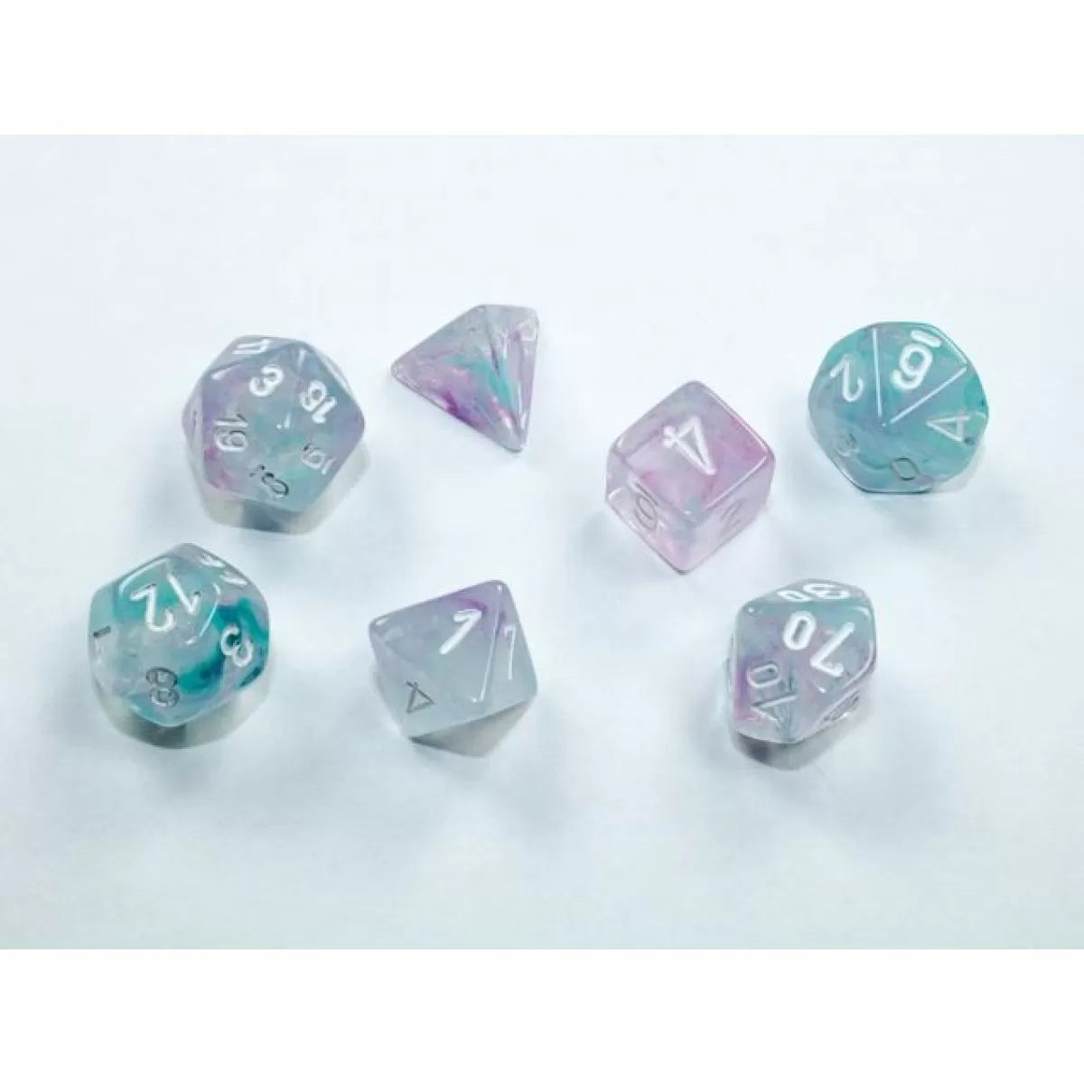 CHX 20545 nebula mini westeria/white 7-die set - Good Games