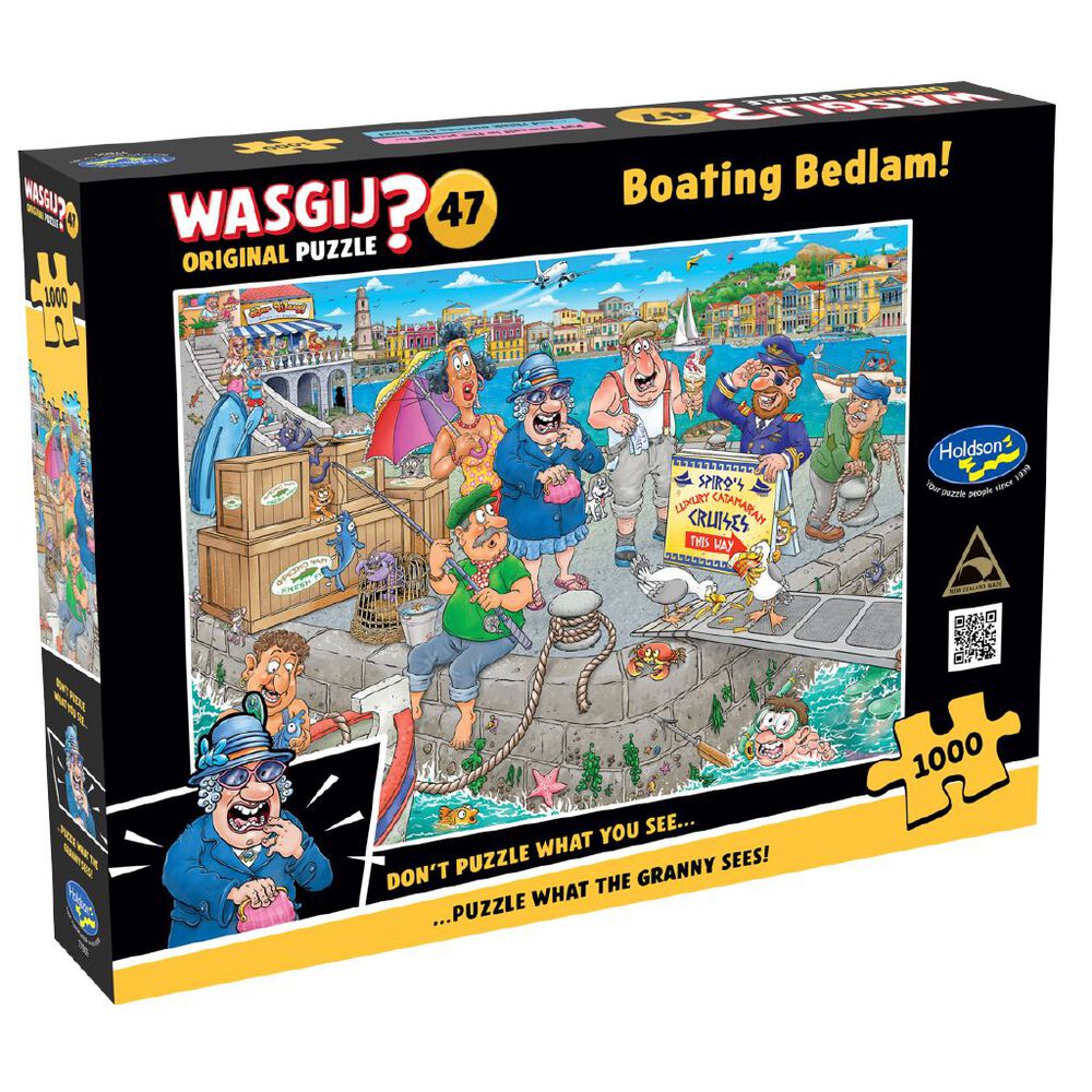 Wasgij Original 47 - Boating Bedlam! front packaging view