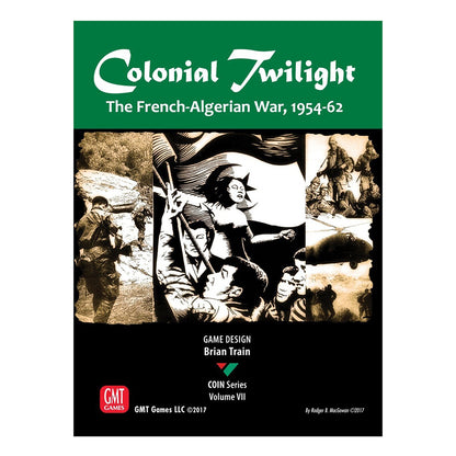 Colonial Twilight: The French-Algerian War, 1954-62 board game cover