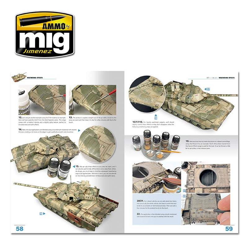 Ammo by MIG - Book - Encyclopedia Of Armour Modelling Techniques – Vol. 4 Weathering (Preorder) - Good Games