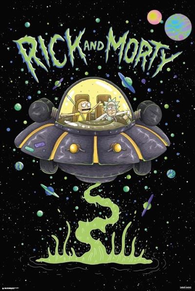 Rick And Morty Ship Poster - Good Games