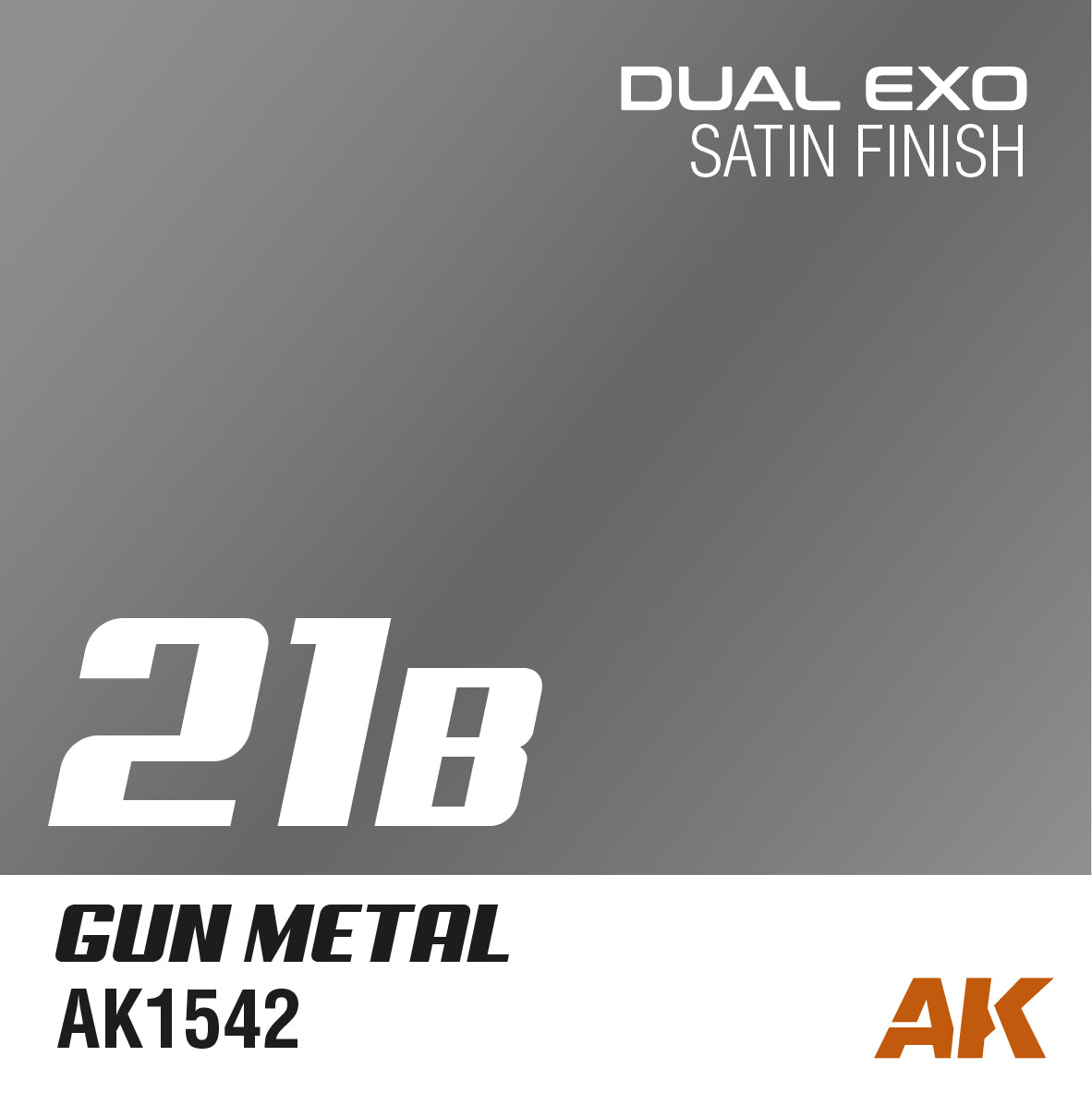 AK Interactive Dual Exo 21B 60ml - Gun Metal - Good Games