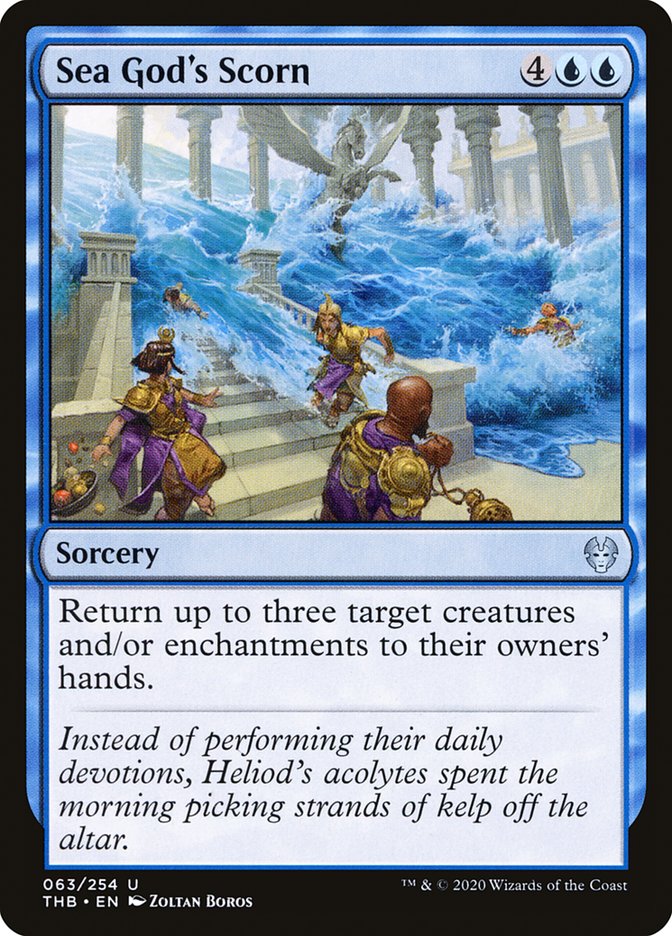 Sea God's Scorn 63/254 (Theros Beyond Death)  - Foil