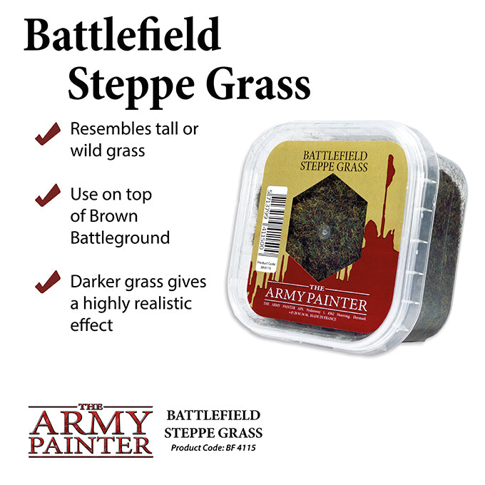 Army Painter - Basing - Battlefield Steppe Grass Static