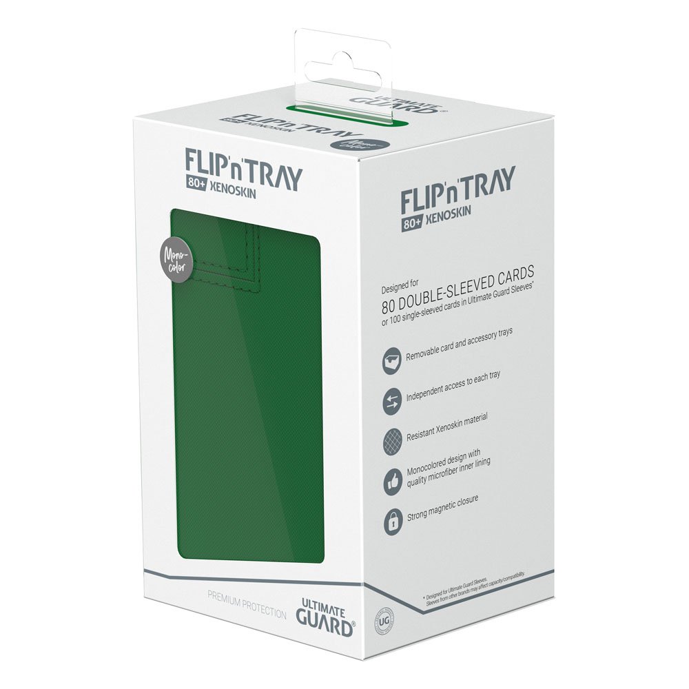 Ultimate Guard - Flip n Tray Deck Case 80+ Standard Size XenoSkin Monocolor Deck Box