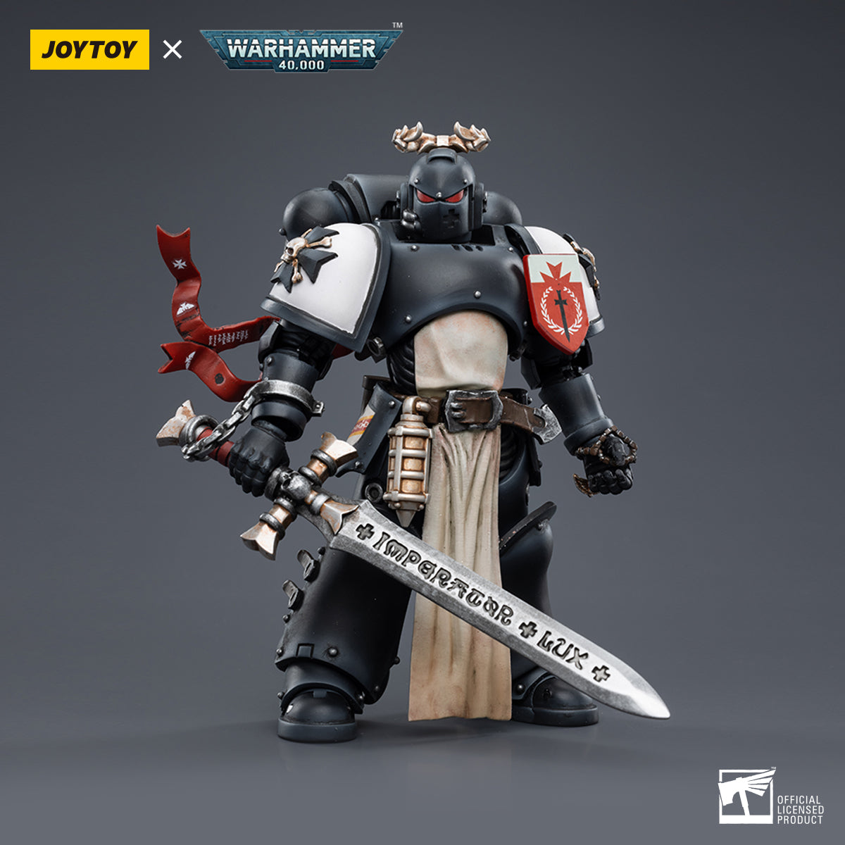 Warhammer Collectibles 1/18 Scale Black Templars The Emperors Champion Rolantus
