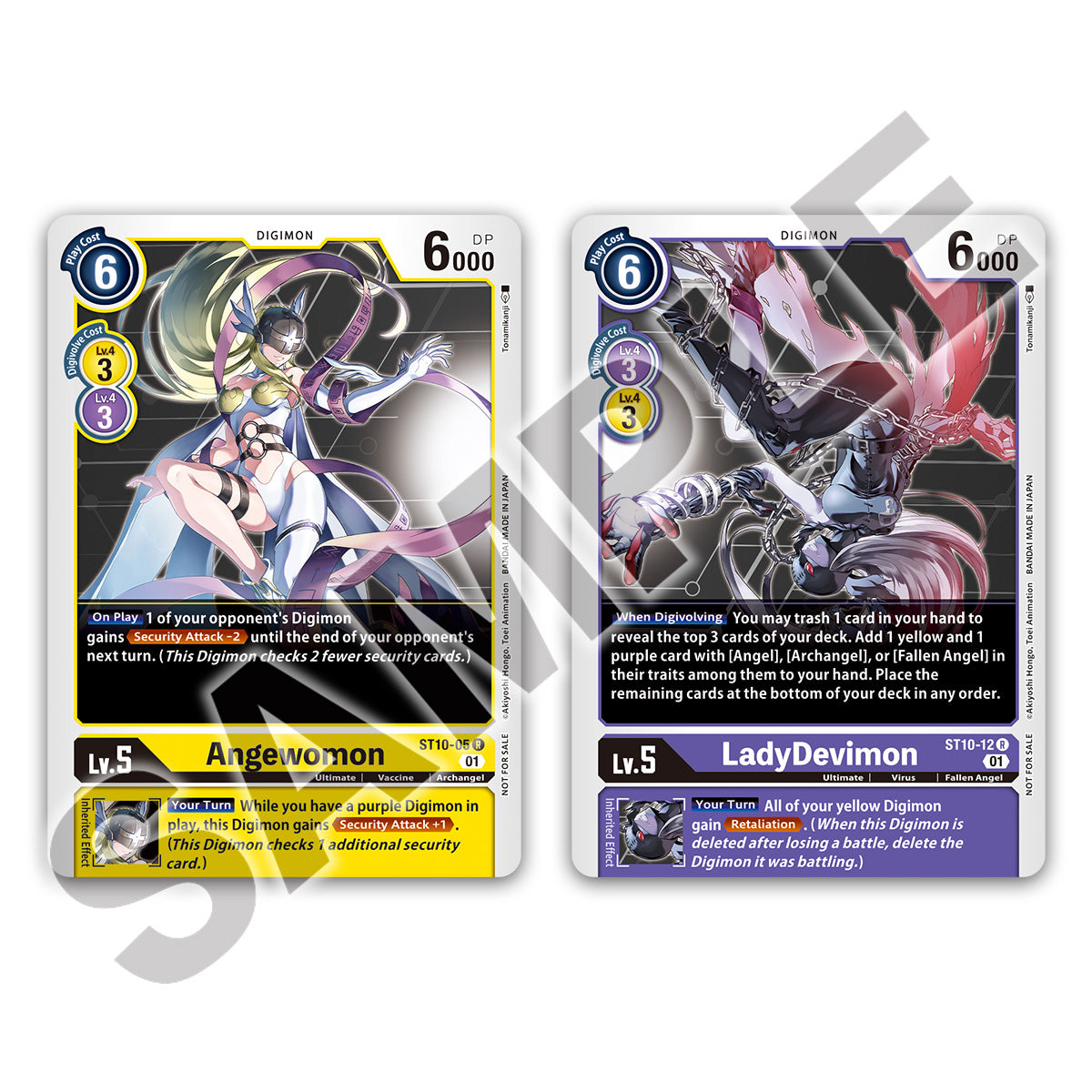Digimon Card Game Tamer Goods Set Angewomon and Lady Devimon PB14 - Good Games