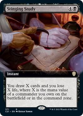 Stinging Study Extended Art 371/81 (Commander 2021) 