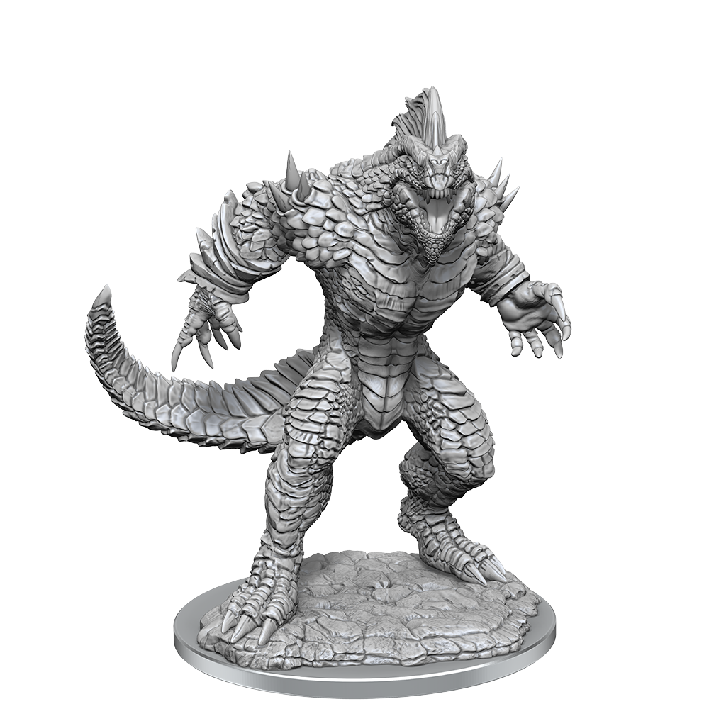 Dungeons & Dragons Nolzurs Marvelous Unpainted Miniatures Lizardfolk Render - Good Games