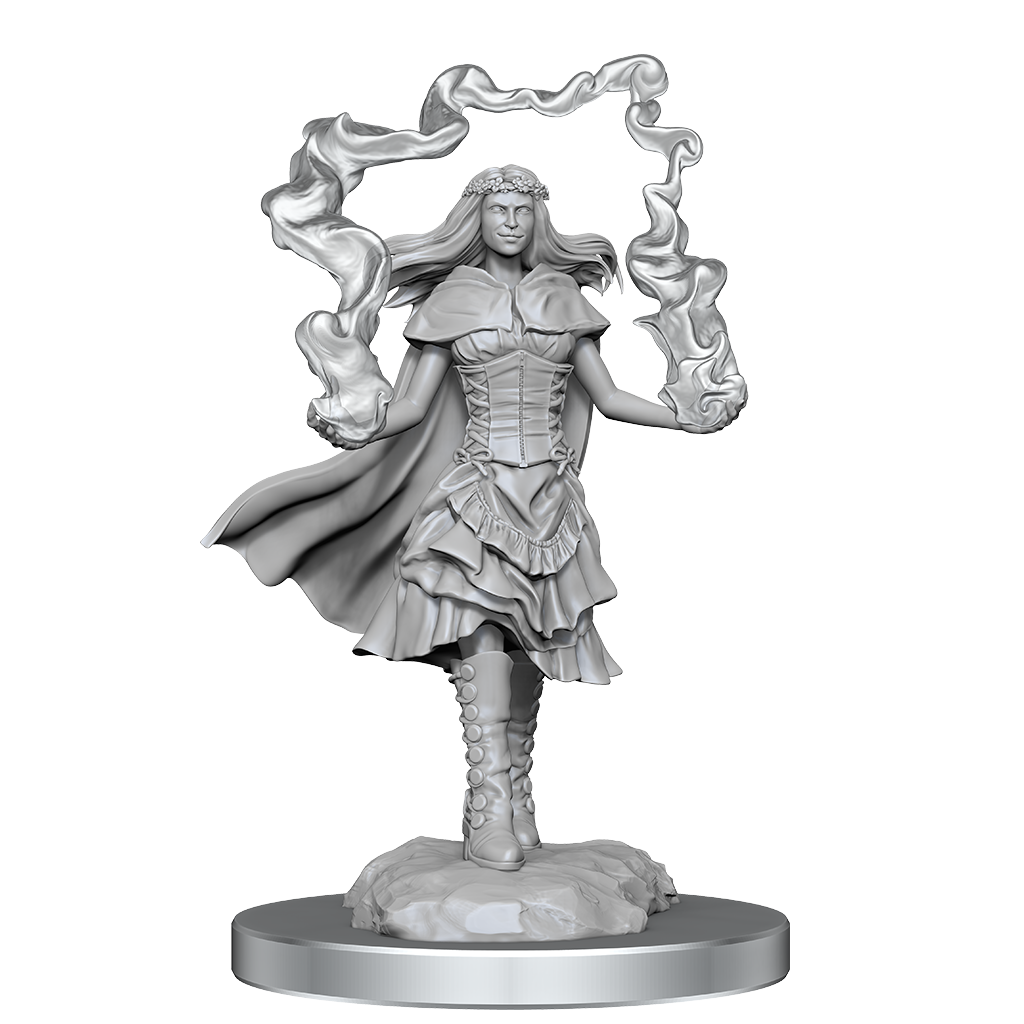 Dungeons &amp; Dragons Nolzurs Marvelous Unpainted Miniatures Dark Spellcaster &amp; Flameskulls