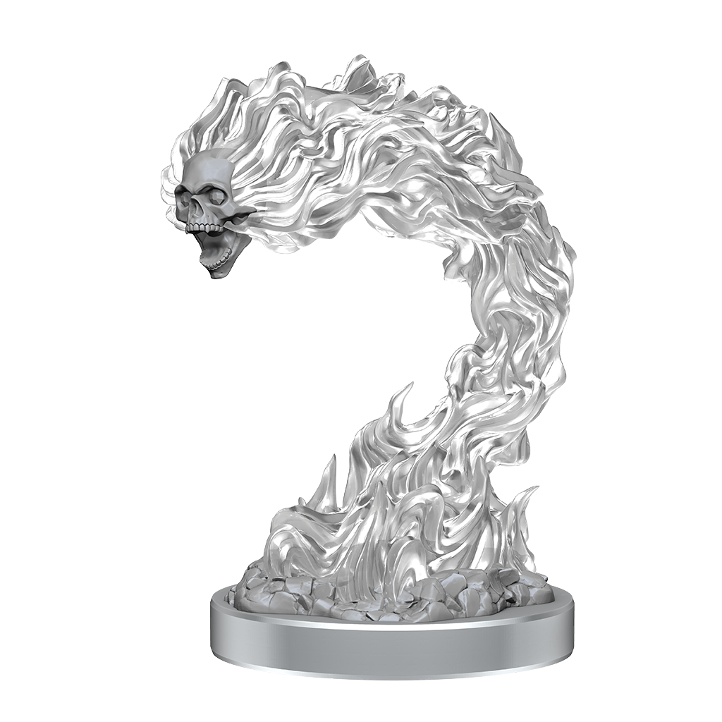 Dungeons & Dragons Nolzurs Marvelous Unpainted Miniatures Dark Spellcaster & Flameskulls - Good Games