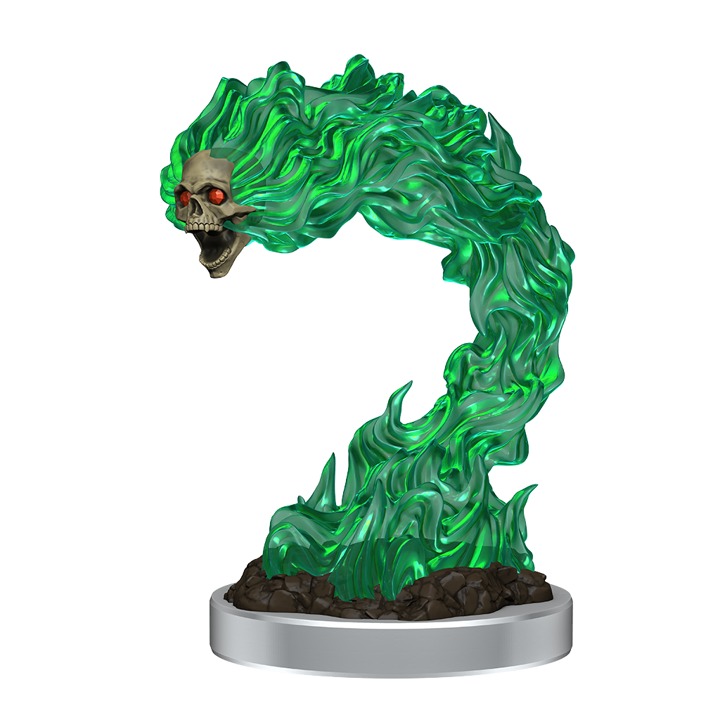 Dungeons & Dragons Nolzurs Marvelous Unpainted Miniatures Dark Spellcaster & Flameskulls - Good Games