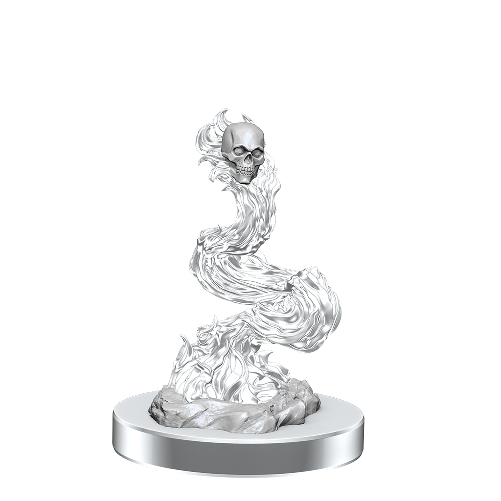 Dungeons &amp; Dragons Nolzurs Marvelous Unpainted Miniatures Dark Spellcaster &amp; Flameskulls