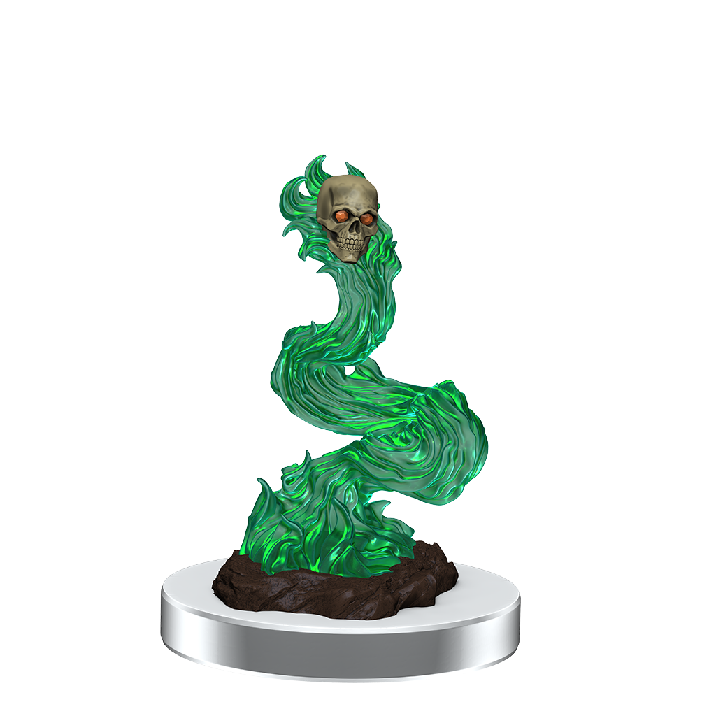 Dungeons &amp; Dragons Nolzurs Marvelous Unpainted Miniatures Dark Spellcaster &amp; Flameskulls