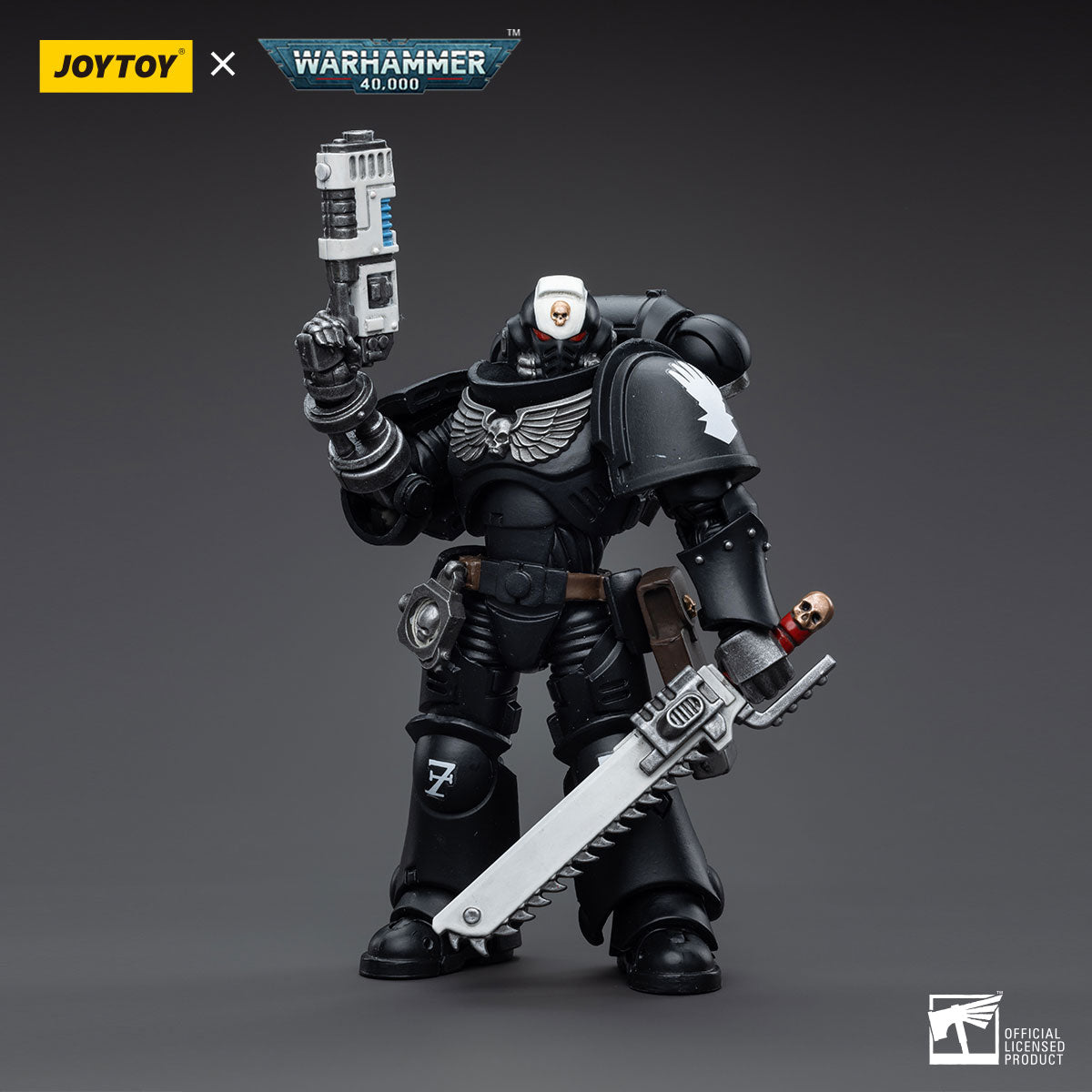 Warhammer Collectibles 1/18 Scale Iron Hands Assault Intercessors Sergeant Kalock