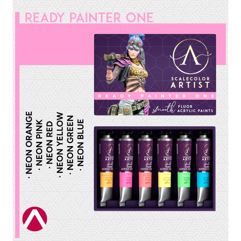 Scale 75 Scalecolor Artist Ready Painter One Paint Set - Good Games