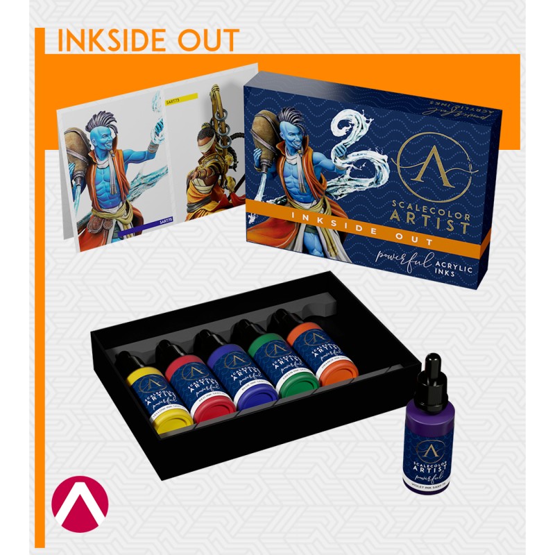 Scale 75 Scalecolor Artist Inkside Out Paint Set - Good Games