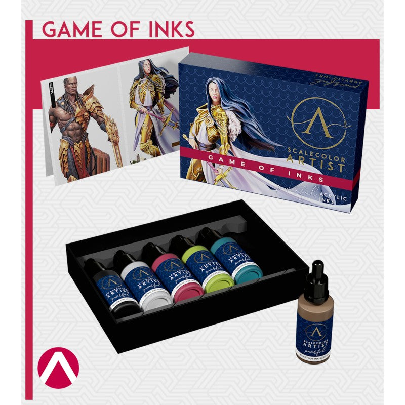 Scale 75 Scalecolor Artist Game of Inks Paint Set - Good Games