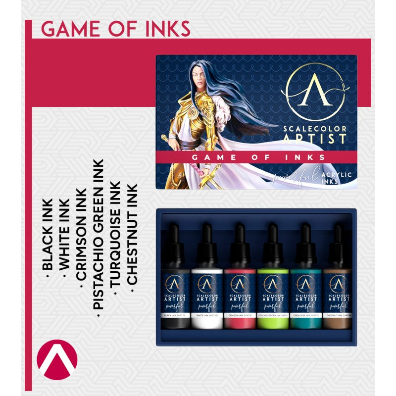 Scale 75 Scalecolor Artist Game of Inks Paint Set - Good Games