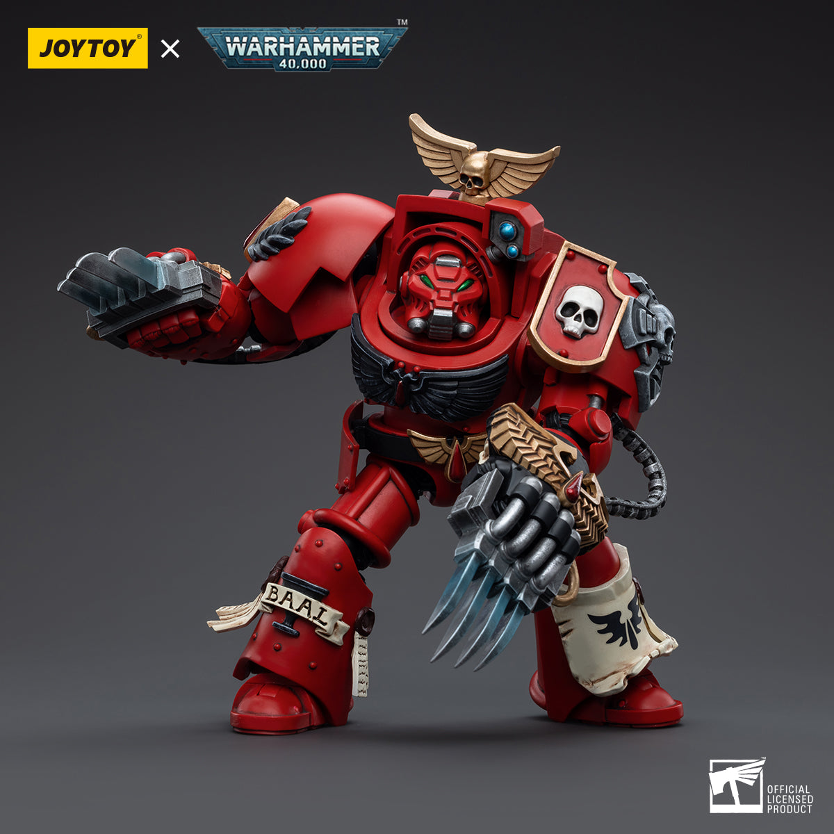 Warhammer Collectibles 1/18 Scale Blood Angels Assault Terminators Brother Nassio
