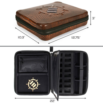 Enhance Tabletop Series RPG Organizer Case Brown - Good Games