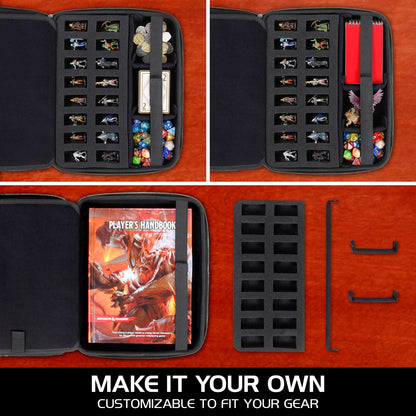 Enhance Tabletop Series RPG Organizer Case Brown - Good Games
