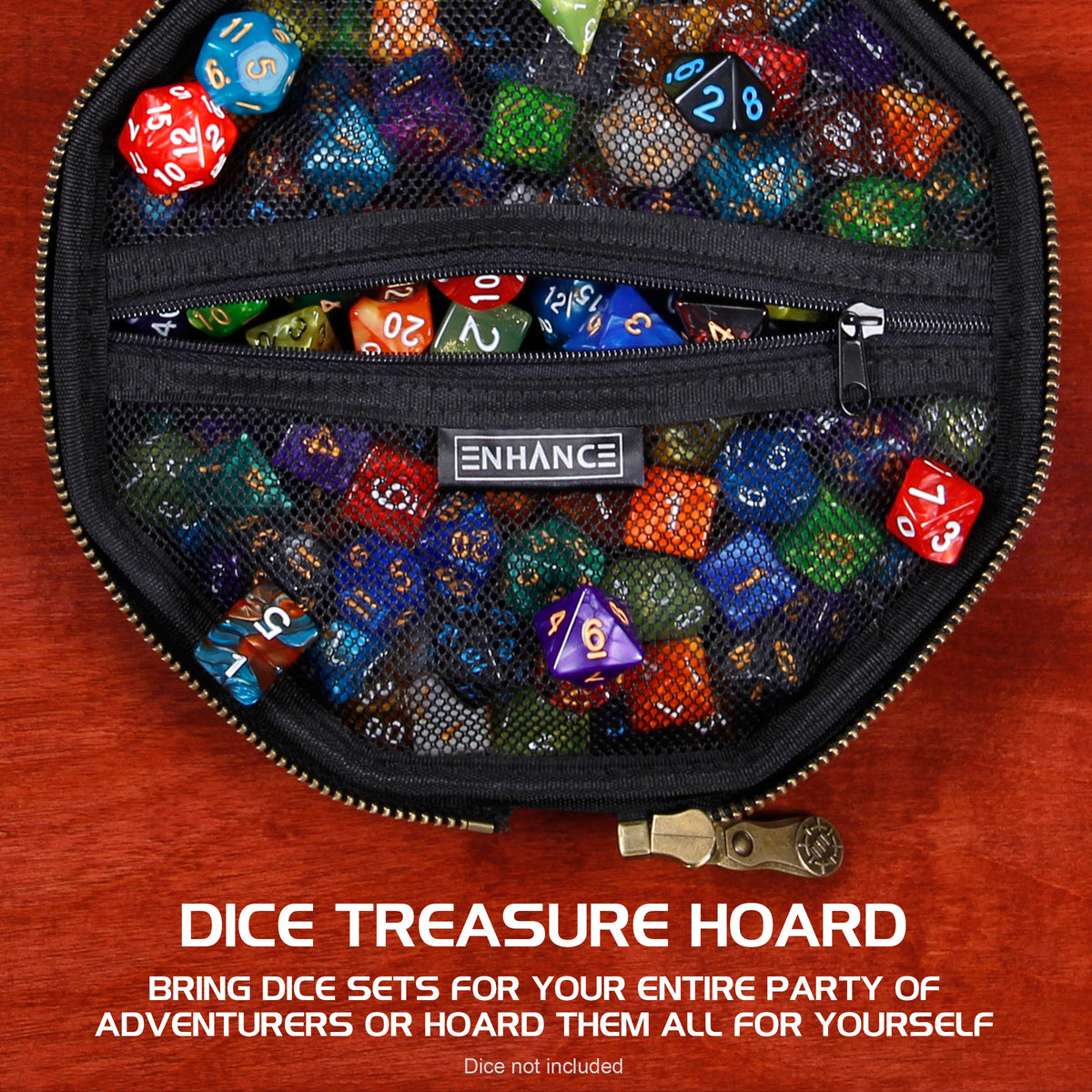 Enhance Tabletop Series RPG Dice Case Black