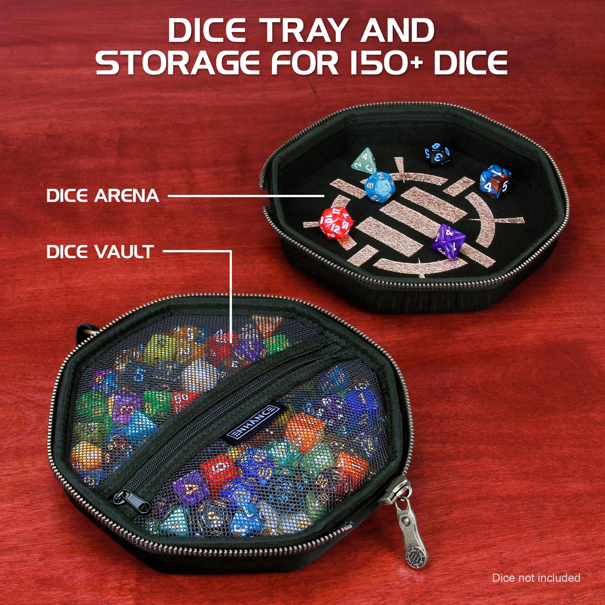 Enhance Tabletop Series RPG Dice Case Black
