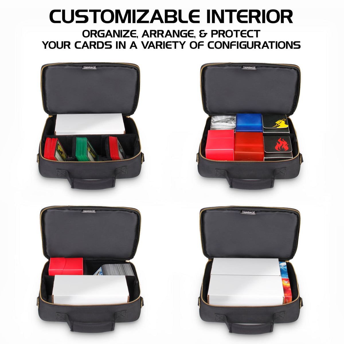 Enhance Tabletop Series Trading Card Travel Case Black (Preorder)