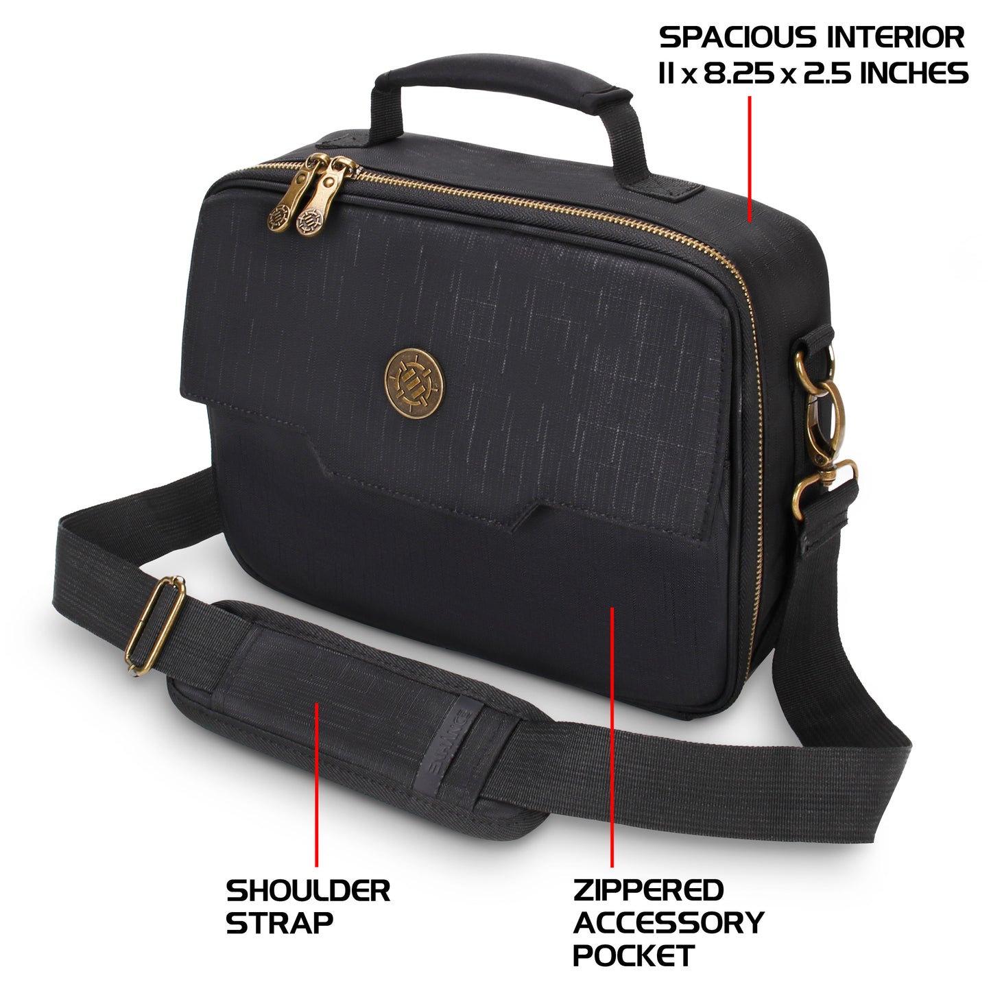 Enhance Tabletop Series Trading Card Travel Case Black (Preorder) - Good Games