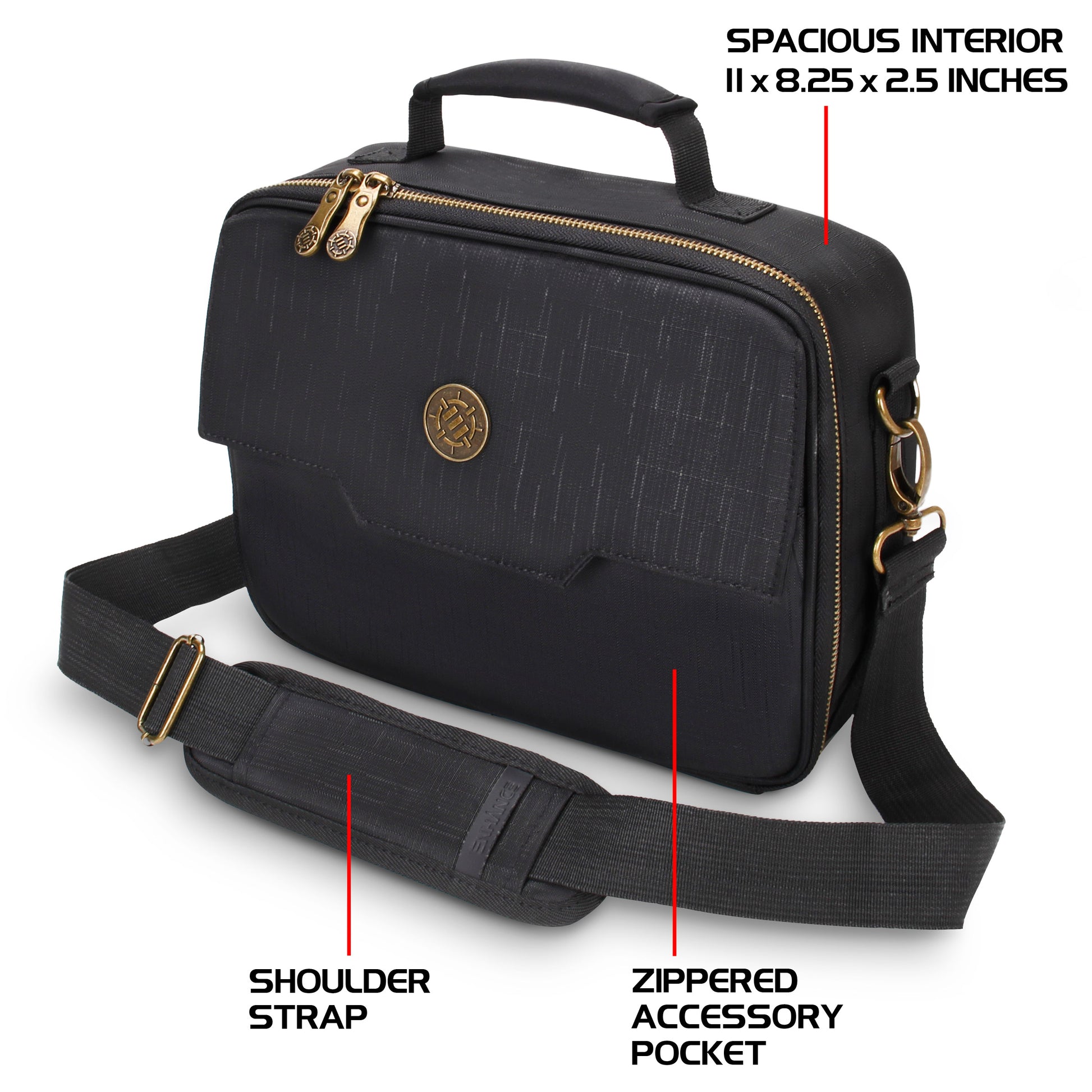 Enhance Tabletop Series Trading Card Travel Case Black (Preorder) - Good Games